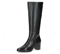 CAPRICE Stivali da donna in pelle con tacco a blocco, Nero (Black Nappa), 39 EU