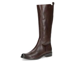 CAPRICE Stivali da donna in pelle eleganti, Marrone (Dk Brown Comb), 37,5 EU