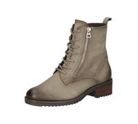 CAPRICE Stivali da donna Lace Boot Flat 9-25253-43, Cachi Nubuc, 37 EU Larga