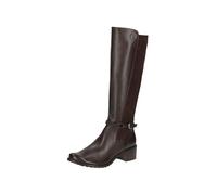 CAPRICE Stivali Lunghi da Donna Flat 9-25600-43, Altezza Ginocchio, Dk Brown Comb, 36 EU