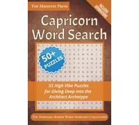 Capricorn Word Search: 55 High Vibe Puzzles for Diving Deep into the Architect Archetype