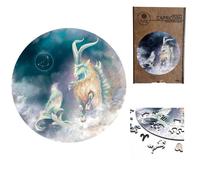 Capricorno Segno Zodiacale Unico Puzzle In Legno 200 Pz 32Cm Di Fantasy Puz