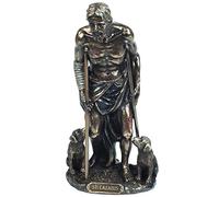 CAPRILO Statuetta Religiosa San Lázaro Resina Bronzo Colore Marrone 20 x 7 x 10 cm