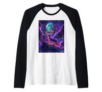 Capriolo Luna Ragazza Donna Cervo Uomo Donna Renna Maglia con Maniche Raglan