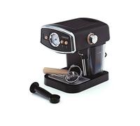 Macchina caffé express semi-automatica Caprizze Kai 1050 W 15 bar capacitá per 5 tazzine con vaporizzatore colore nero opaco