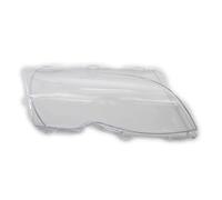 Caps Paralume Lente Auto Per BMW Serie 3 E46 318i 320i 325i 4 Porte Berlina 2002 2003 2004 2005 Copri Fari Auto Trasparenti(Right)