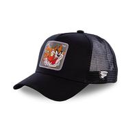 Capslab Cappellino con Visiera, Nero, Taglia Unica Uomo