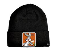 Capslab Berretto da uomo Looney Tunes, Bugs Bunny nero, Taglia Unica