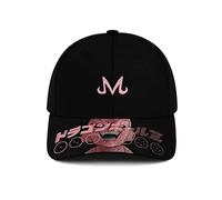 Capslab | Berretto regolabile nero | Modello Kid Buu DBZ10 BU2 Dragon Ball | Berretto unisex per adulti con visiera curva | Design ricamato ufficiale Anime | Materiale