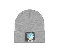 Capslab Berretto uomo e donna Dragon Ball Super, berretto Vegeta Originale, morbido e caldo, grigio, blu, bianco, taglia tu, grigio, Taglia Unica