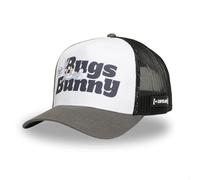 Capslab Bugs Bunny Looney Tunes Bianco Grigio Berretto da Camionista