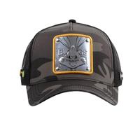 Capslab Bugs Bunny Looney Tunes Grigio Mimetico Berretto da Camionista
