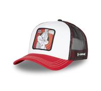 Capslab Bugs Bunny Looney Tunes Rosso Bianco Berretto da Camionista