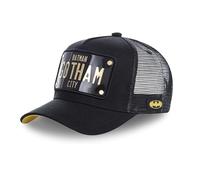 Capslab cap with a Visor, Black, One Size Men's