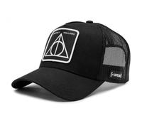 Capslab Cappellino con Visiera Collezione Harry Potter Misto Cotone Nero Unisex