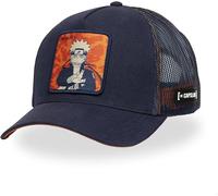 Capslab Cappellino con Visiera Naruto Shippuden Naruto Uzumaki trucker baseball cap Blu