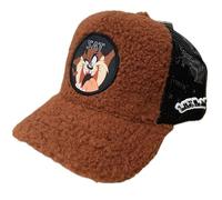 CAPSLAB Cappellino Trucker Marrone Diavolo della Tasmania, marrone