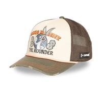 Capslab Cappello Uomo Looney Tunes Bugs Bunny The Rounder | Cappello Cotone Beige Verde Regalo Originale