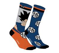 Capslab Dragon Ball Son Goku & Simbolo Go - Calzini Anime Ufficialmente Licenziati per Uomo e Donna - Cotone - Confortevoli dal Design Iconico - 39-42