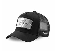 Cappellino da camionista Capslab Naruto Shippuden Symbol Ninja Village Noir TU