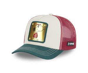 CAPSLAB HFT Cappello Trucker Peanuts Basecap Meshcap Trucker Unisex Snoopy Nuovo