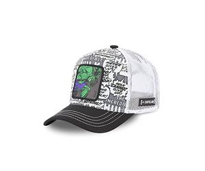 Capslab Hulk Marvel White/Black Trucker Cap - One-Size