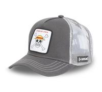 Capslab one piece Trucker Berretto da Baseball Cap Rete Paglia Toppa Flying Lamp