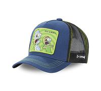 Capslab Rick & Morty Green Blue Rick and Morty Trucker Cap - One-Size