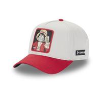 Capslab Rufy One Piece Beige Rosso Berretto Regolabile con Snapback