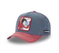 Capslab Rufy One Piece Denim Blu Rosso Berretto Regolabile con Snapback