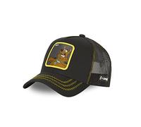 Capslab Cappellino con visiera Rel2 Scooby-Doo stile trucker misto cotone nero-giallo Taglia unica