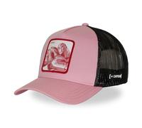 Capslab Snapback Cappellino da uomo e donna, berretto Trucker Dragon Ball Super, regolabile, Rosa/nero/rosso, Taglia unica