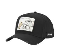 Capslab Snapback Cappellino da uomo e donna, berretto Trucker Tom & Jerry, regolabile, Nero , Taglia unica
