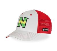 Capslab Snapback - Cappellino da uomo e donna, con motivo oliva e Tom, regolabile, Bianco/Rosso/Verde/Giallo/Nero, Taglia unica