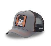 Berretto uomo e donna Dragon Ball Z, berretto Trucker, Sangoku, senza deformazione e multi-Sport, grigio/arancione, Taglia Unica
