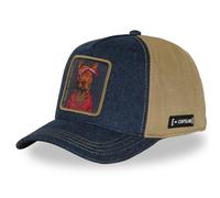 CAPSLAB Trucker Cap FINITIONS PREMIUM West Side Story Blu/Beige Basecap W Logo