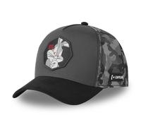 Capslab Trucker Cap LOONEY TUNES Premium Bugs Bunny Grigio Camo Basecap Mesh