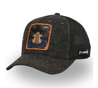 CAPSLAB Trucker Cap Premium Dragon Ball GOKU SIGN DBS Flanell Nero Mesh