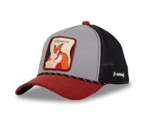 Capslab Yosemite Sam Looney Tunes Velluto a Coste Grigio Rosso Nero Berretto da Camionista Regolabile