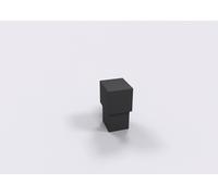 Capsula Angolo Quadro Nero Opaco Acciaio Inox AISI 304 Terminale Profilo 8-10-12