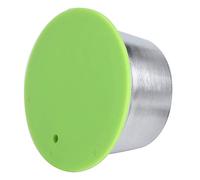Capsula Caffè Ricaricabile, 40ml Capsula di Caffè in Acciaio Inox con Coperchio in Silicone per Macchina da Caffès, Capsules Riutilizzabile per Casa e Ufficio (Verde)