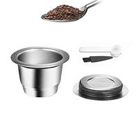 Capsula di caffè riutilizzabile in acciaio inossidabile 0 13 once capacità per U CitiZ Pixie Le Cube Maestria Lattissima Inissia Concept Essenza BPA Lavabile in lavastoviglie con precisione