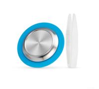 Capsula di caffè riutilizzabile in acciaio inossidabile per macchine Tassimo Eco Friendly Refill Pod con coperchi in alluminio Compatibile 6 x 6 x 3 cm