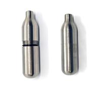 Capsula di CO2 ricaricabile 8g 12g Cilindro in acciaio Cartuccia di CO2 riutilizzabile(8g unthread,3Pcs)