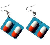 Capsula di Legno da Donna con Punte per Orecchini a Forma di Goccia Divertente Ganci per Le Orecchie da donnaDurability