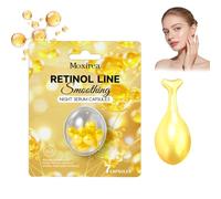 Capsula di Retinolo Idratante, Retinol Correxion Line Smoothing Siero Notte, Anti Rughe e Invecchiamento, Idratante e Rassodante, Dose Singola, Applicare 1 Ogni Sera 7 Capsule