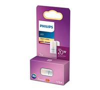 Capsula LED Philips trasparente - 20 W - G4 - luce bianca calda - 2 pezzi