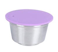 Capsula per caffè in acciaio inossidabile riutilizzabile Tazza per capsule riutilizzabile per caffè adatta per l'accessorio per macchina da caffè Dolce Gusto(Viola)