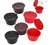 Capsula per caffè riutilizzabile e ricaricabile con set cucchiaio spazzola Utensile in PP di grado alimentare acciaio 304 Ermetica Forte pulizia Ideale casa ufficio amanti del