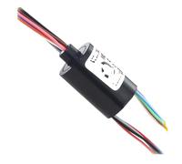 Capsula senza flangia a forma di U lunghezza 18,2 mm Diametro esterno di rotazione dell'anello collettore 12,5 mm 12 canali/corrente del segnale 2 A